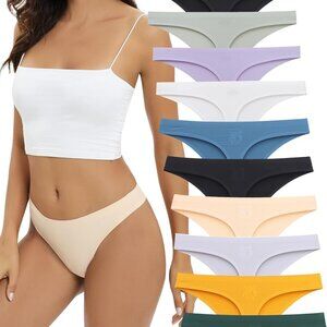 Women's Seamless Thong Underwear – XL Size, 10-Pack‎